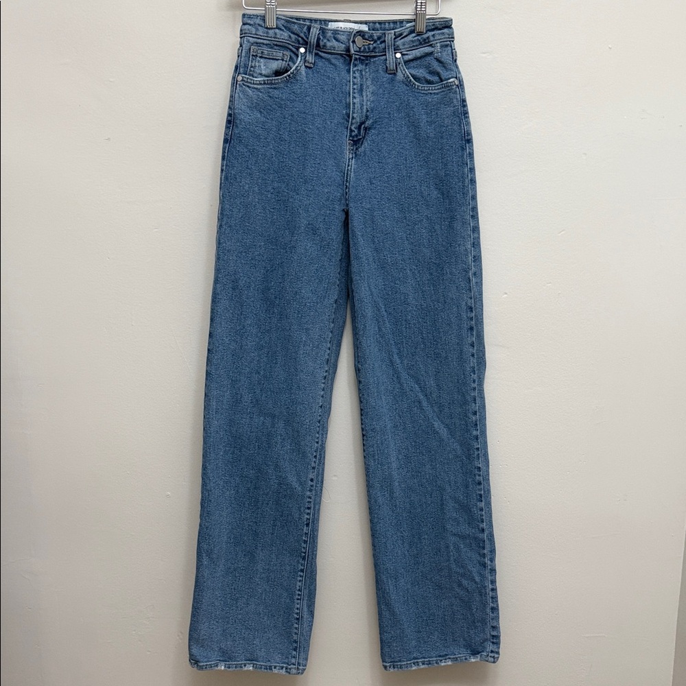 Just Black Women's Straight Leg Blue Jeans